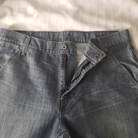 Levi Strauss 527 Stone Wash Zipper Pockets Straight Leg Men's Jeans Size 36x34 - Picture 3 of 9